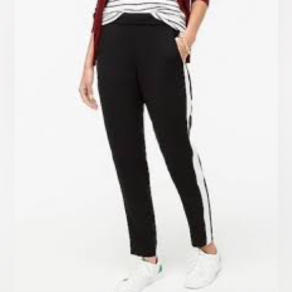 J. Crew Jamie Tuxedo Stripe Pant NEW! - Picture 1 of 8